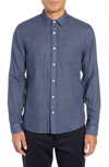 VINCE SLIM FIT DOUBLE KNIT PLAID SPORT SHIRT,M53811385