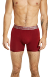 Calvin Klein Men's Customized Stretch Boxer Briefs In Biking Red