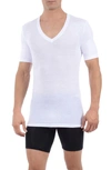 TOMMY JOHN SECOND SKIN MICROMODAL DEEP V-NECK UNDERSHIRT,1001115