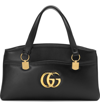 GUCCI LARGE GG LEATHER TOP HANDLE BAG,5501300V10G