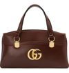 GUCCI LARGE GG LEATHER TOP HANDLE BAG,5501300V10G