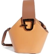Danse Lente Mini Johnny Leather Bucket Bag - Brown In Light Brown