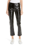 FRAME SLICK STRAIGHT LEG LEATHER PANTS,LWLT0266