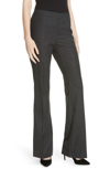 Hugo Boss Tulea Side Zip Wool Suit Trousers In Charcoal Fantasy