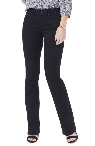 Nydj Barbara Curves 360 Bootcut Jeans In Black