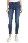Frame Le High Distressed Skinny Jeans In Redgrave