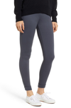 HUE HIGH WAIST BRUSHED PONTE LEGGINGS,U19633