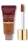 Wander Beauty Nude Illusion Liquid Foundation Deep 1.01 oz/ 30 ml In Neutrals