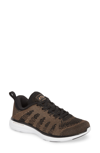 Apl Athletic Propulsion Labs Athletic Propulsion Labs Women's Techloom Pro Knit Lace Up Sneakers In Black/ Rose Gold
