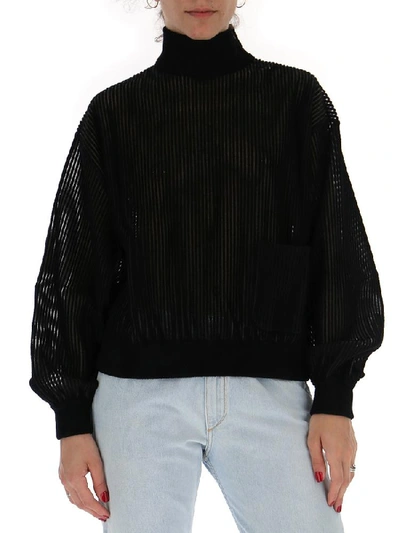 Givenchy Signature Turtleneck Sweater In Black