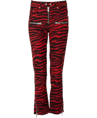 Isabel Marant Étoile Alone Cotton Trousers In Red