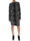 GIVENCHY GIVENCHY ANIMAL PRINT FITTED MINI DRESS