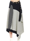 JW ANDERSON JW ANDERSON ASSYMETRIC STRIPED SKIRT