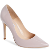 Charles David Women's Caleesi Pointed Toe Snake-embossed Leather High-heel Pumps In Lavender Patent Leather
