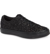 CONVERSE CHUCK TAYLOR ALL STAR ONE STAR GLITTER LOW TOP SNEAKER,162617C