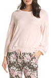 SPLENDID FULL SLEEVE PAJAMA TOP,R26D023