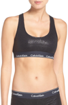 Calvin Klein Modern Cotton Collection Cotton Blend Racerback Bralette In Beetle