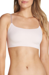 Calvin Klein Invisibles Comfort Lightly Lined Retro Bralette Qf4783 In Nymphs Thigh