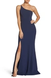 Dress The Population Amy Gown In Blue