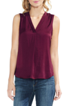 VINCE CAMUTO Rumpled Satin Blouse,9128041