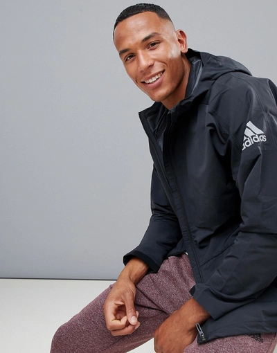 Adidas Originals Adidas Performance Id Shell Jacket In Black Cw3256 |  ModeSens