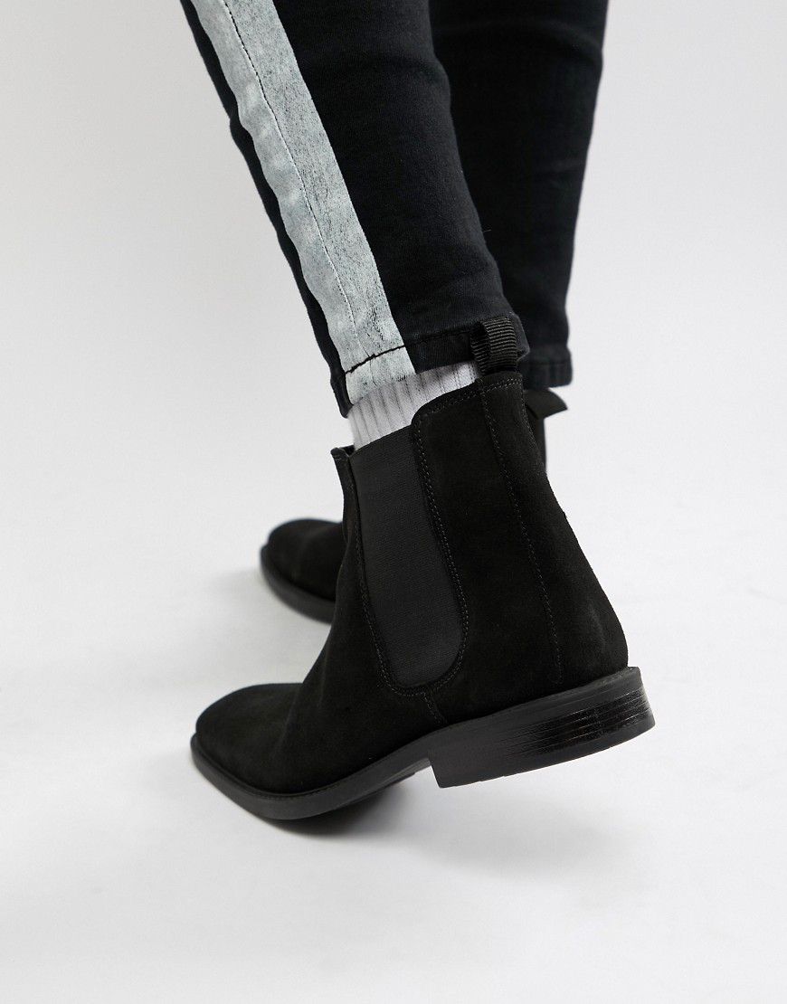 black chelsea boots dune