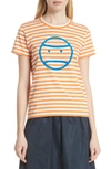 TORY SPORT LITTLE GRUMPS STRIPE TEE,44039