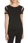 Helmut Lang Black Bondage Sleeve T-shirt