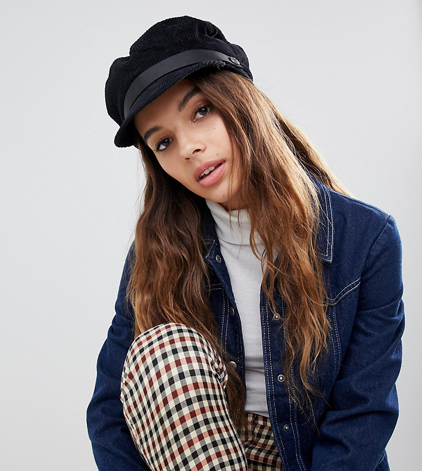 brixton baker boy hat in black
