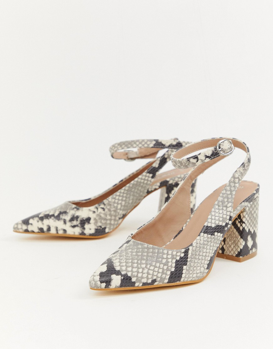 new look snake skin shoes