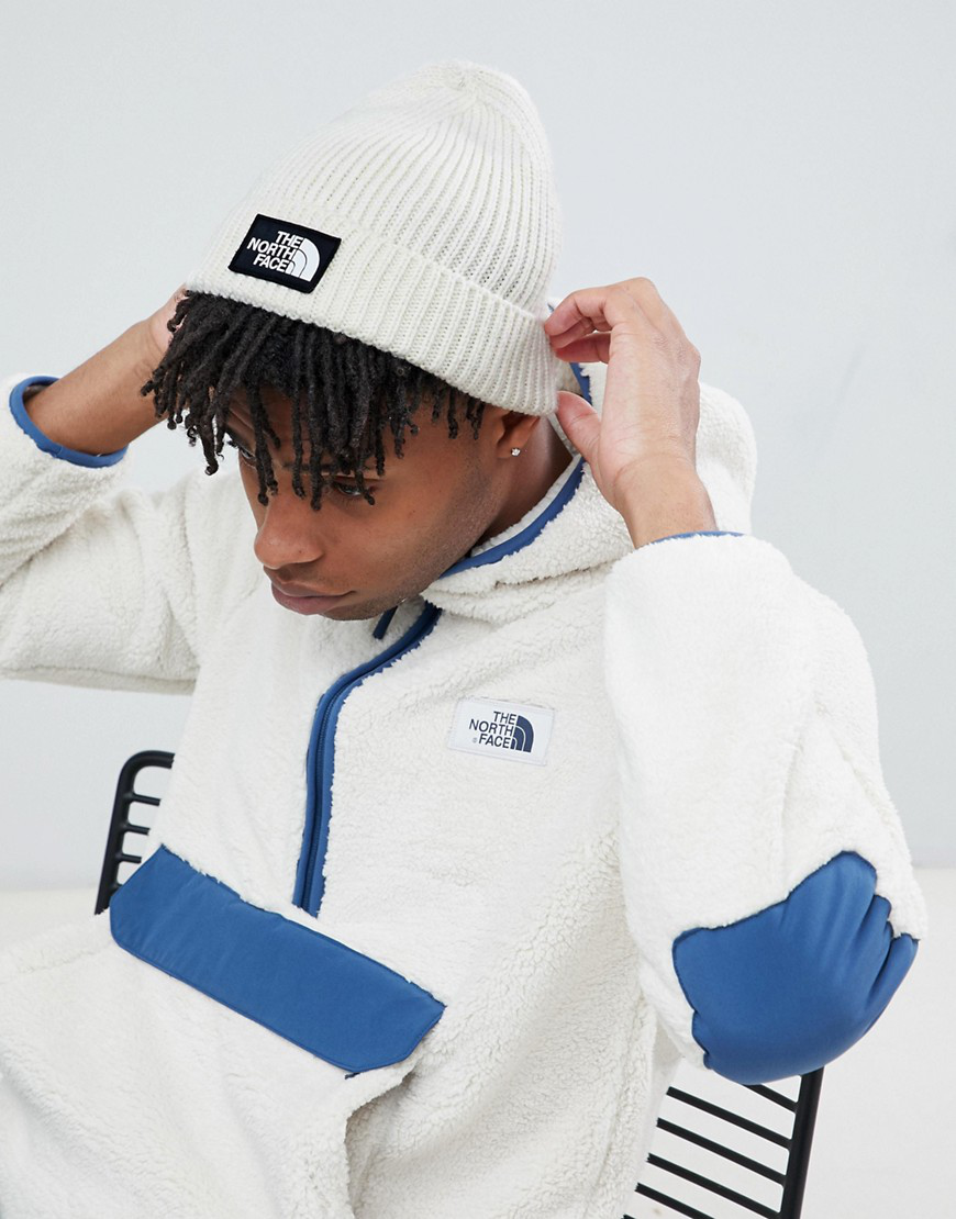 the north face logo box cuffed