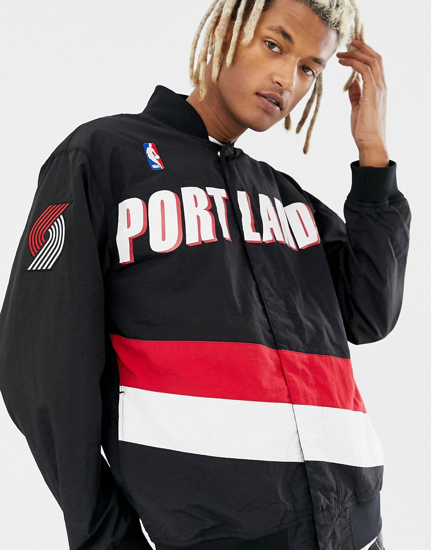 mitchell and ness warm up jacket