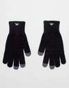 PENFIELD NANGA ETOUCH KNIT GLOVES IN BLACK - BLACK,PFA341229218 001