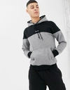 PRIMITIVE PACER HOODIE WITH CONTRAST PANEL IN GRAY-GREY,PA318245