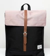 Herschel Supply Co Exclusive City Backpack In Ash Rose Pink And Black-multi In Multi