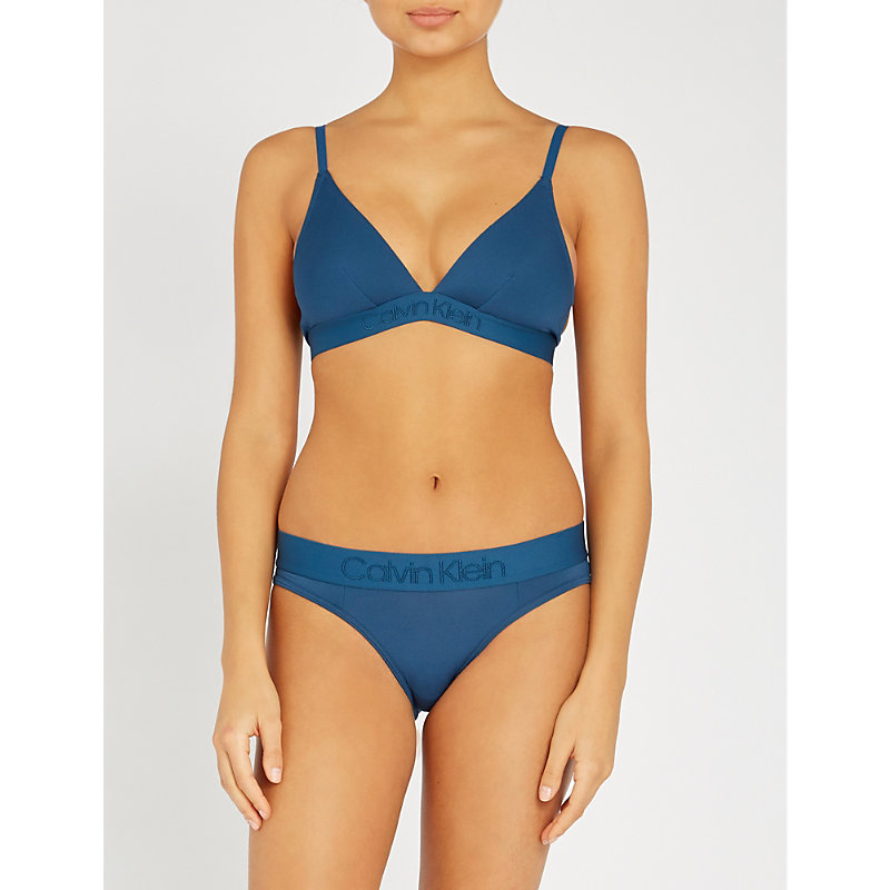 calvin klein tonal logo bra