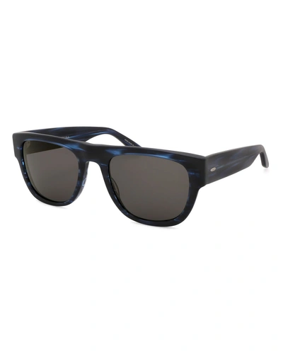 Barton Perreira Men's Kahuna Two-tone Acetate Sunglasses In Noir