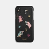 COACH COACH IPHONE X/XS CASE WITH PARTY ANIMALS PRINT - WOMEN'S,39329 MTI