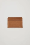 COS ROUND-EDGED LEATHER CARDHOLDER,0604697003