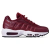 NIKE WOMEN'S AIR MAX 95 CASUAL SHOES, RED - SIZE 6.0,2404551