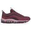 NIKE NIKE WOMEN'S AIR MAX 97 SPECIAL EDITION CASUAL SHOES IN PURPLE SIZE 7.5,2408508