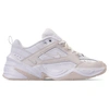 Nike M2k Tekno Leather And Neoprene Sneakers In Phantom/summit White