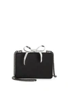 OSCAR DE LA RENTA Tro Crystal Bow Silk Clutch