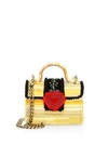 KOORELOO Divine Petite Embroidered & Woven Chain Crossbody Bag