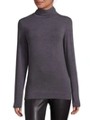 MAJESTIC Soft Touch Turtleneck Top
