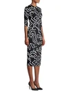 ALICE AND OLIVIA Keith Haring X Alice + Olivia Delora Midi Dress