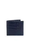 SANTIAGO GONZALEZ MEN'S CROCODILE BILLFOLD WALLET,0400099093420