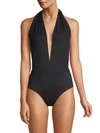 WOLFORD Honey Breeze Jersey Plunging Bodysuit