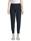 ATM ANTHONY THOMAS MELILLO Side Stripe Silk Track Pants