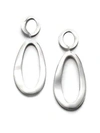 IPPOLITA WOMEN'S CLASSICO LARGE STERLING SILVER SMOOTH SNOWMAN DOUBLE-DROP EARRINGS,470902548595